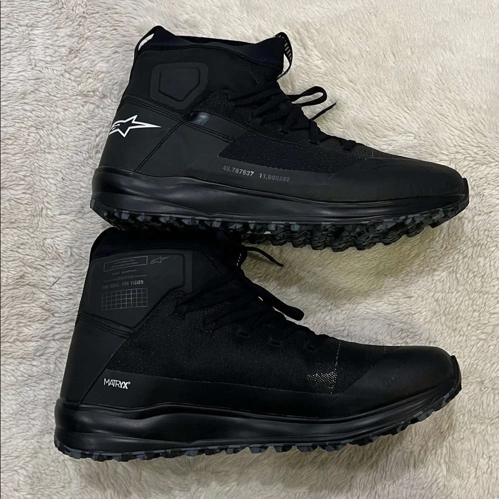 AlpineStars Speedforce riding motorcycle Shoes size 13 - Picture 5 of 11